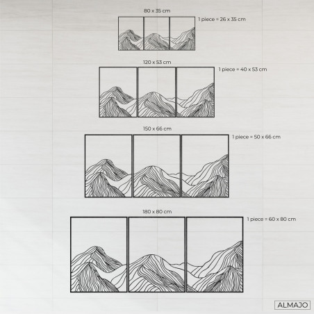 Elegante Holzdekoration für die Berge