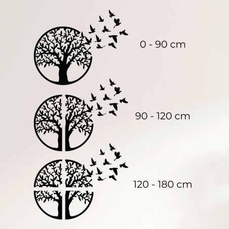 Wandkunst aus Holz, Baum des Lebens: Rustikales Wohndekor-Panel