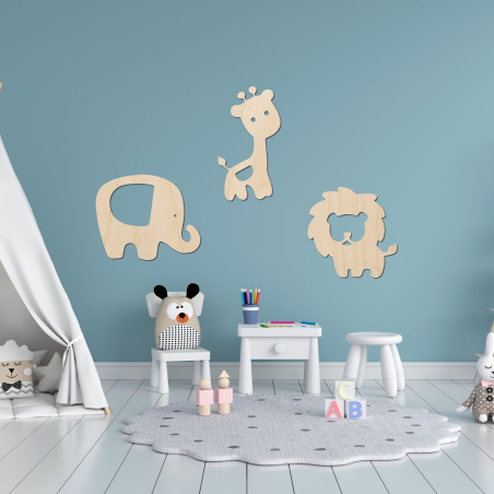 Holztiere für das Zimmer - ZOOTRO