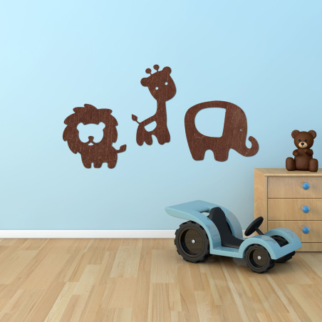Holztiere für das Zimmer - ZOOTRO