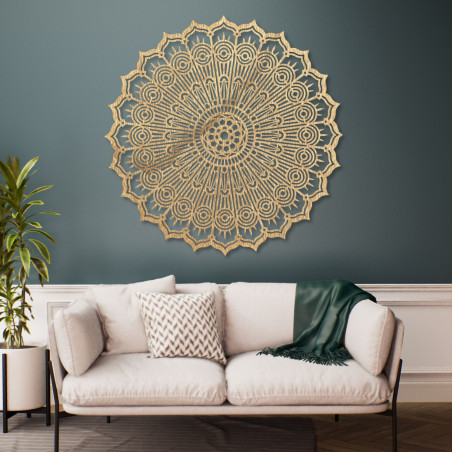 Heilendes Mandala an der Wand – Elegante Dekoration für Ihr Interieur | LEER