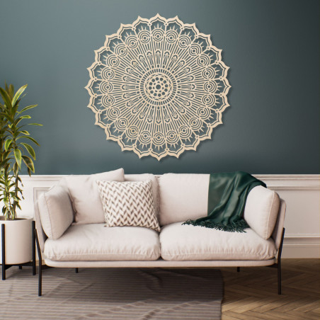 Heilendes Mandala an der Wand – Elegante Dekoration für Ihr Interieur | LEER