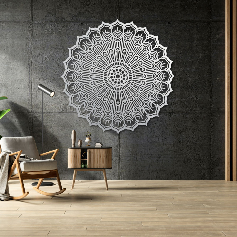 Heilendes Mandala an der Wand – Elegante...