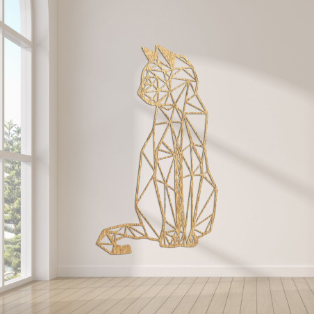 Geometrisches Bild einer Katze - CILLAL