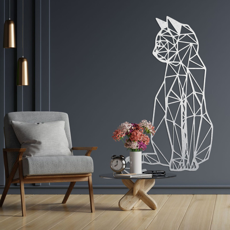 Geometrisches Bild einer Katze - CILLAL