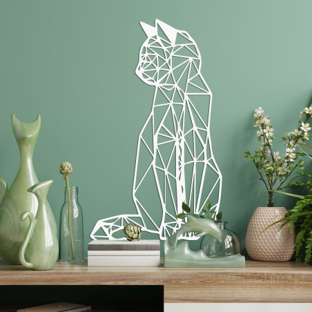 Geometrisches Bild einer Katze - CILLAL