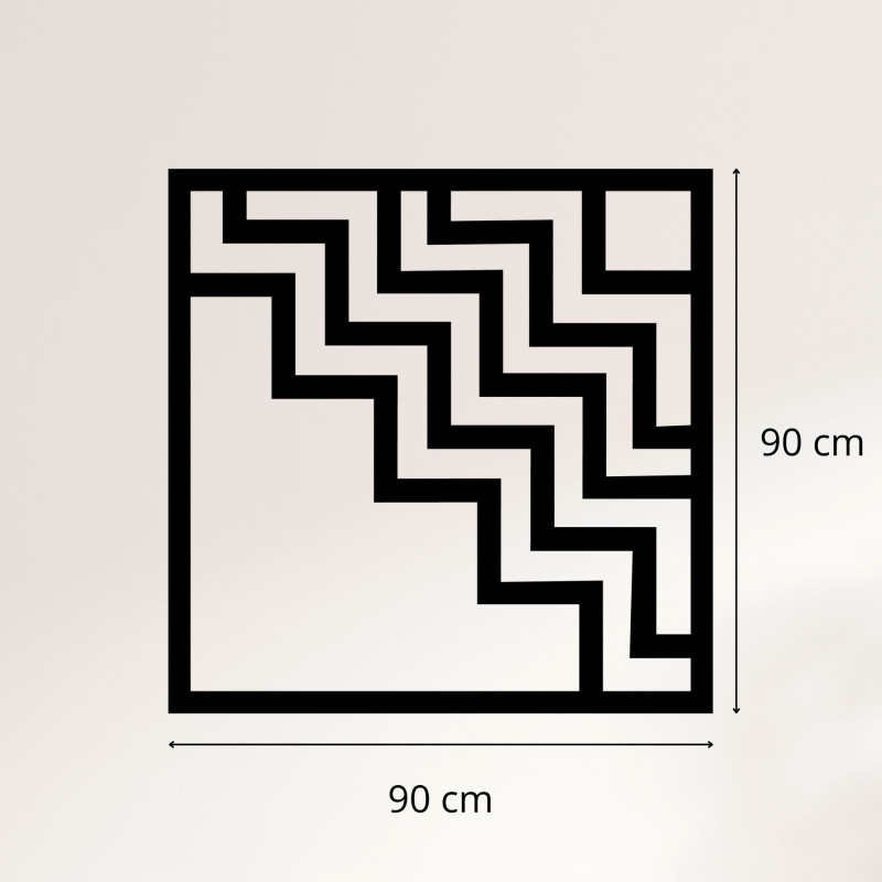 Geometrische Wanddekoration quadratisch - SUQARE