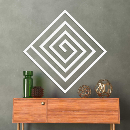 Geometrische Dekoration aus Holz - WOORTLE