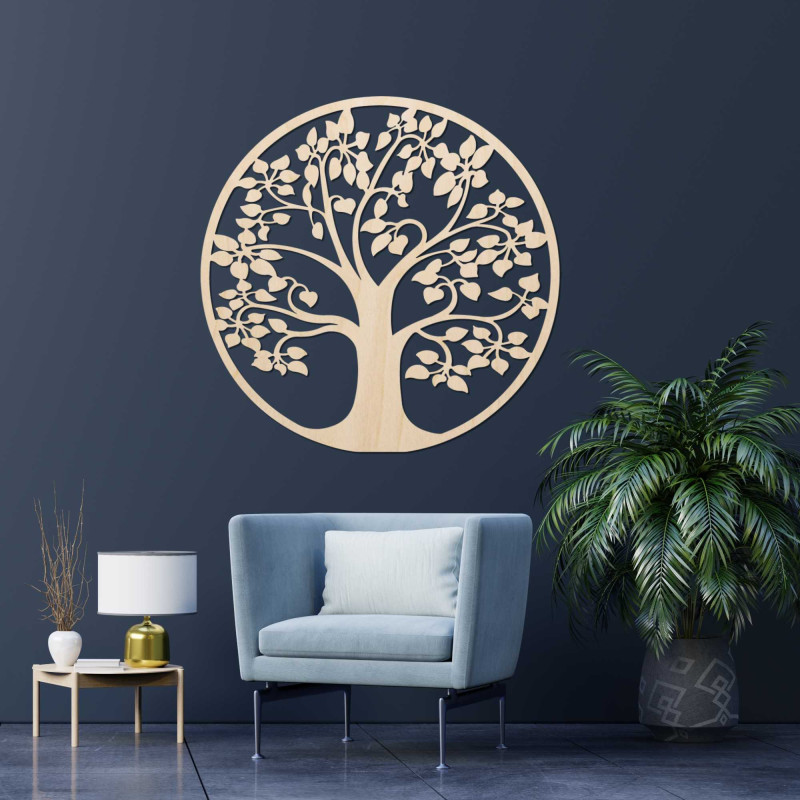 Holzdekoration Baum des Lebens - MAKJAK