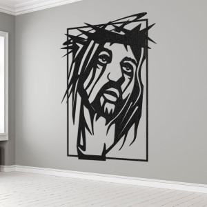 Holzwandbild Jesus Christus - FAITHO