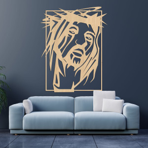 Holzwandbild Jesus Christus - FAITHO 2