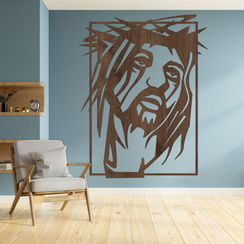 Holzwandbild Jesus Christus - FAITHO