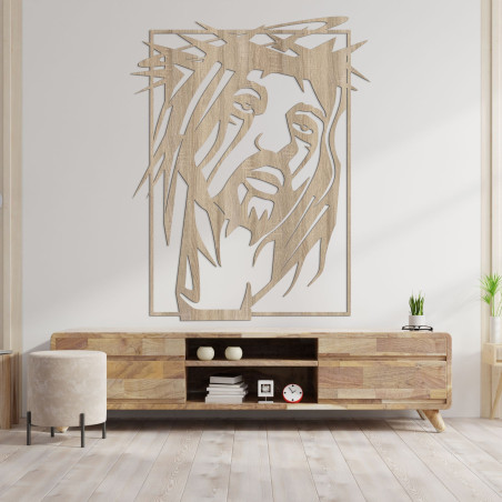 Holzwandbild Jesus Christus - FAITHO