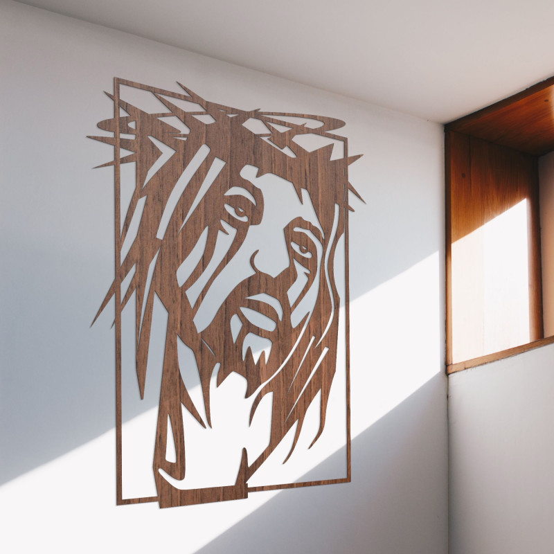 Holzwandbild Jesus Christus - FAITHO