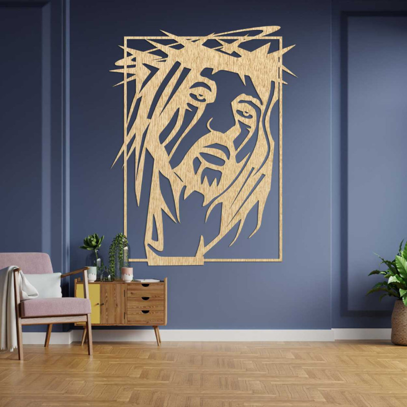 Holzdekoration Jesus Christus - FEIGHTO