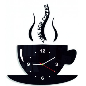 Moderne Wanduhr aus Plexiglas. Trendige Wanduhr als Geschenk. X-momo Uhr. PMMA