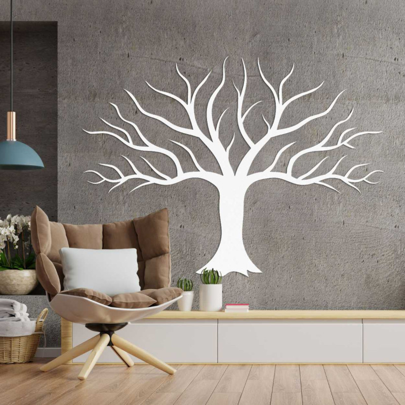 Ein modernes Gemälde aus Holzbaum schafft in jedem Zuhause eine harmonische Atmosphäre.