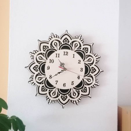 Eine Designer-Wanduhr, die jede Wand in ein Kunstwerk verwandelt.