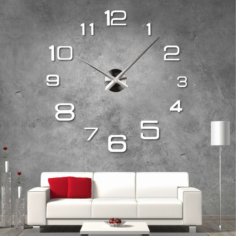 DIY-Klebewanduhr