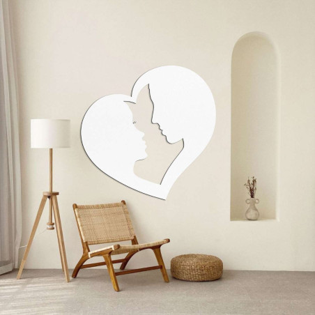 Liebesbild an der Wand