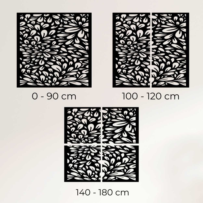 Handgefertigte Holzdekoration mit modernem Design.