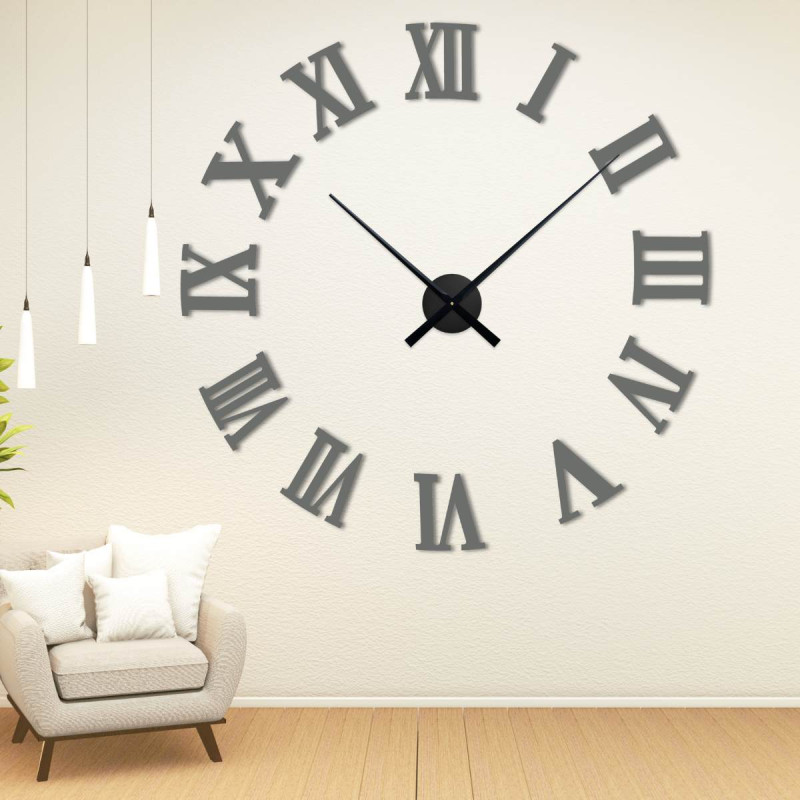 Eine Uhr, die wie ein Gemälde aussieht – ein originelles Wohnaccessoire.