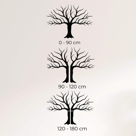 Holzdekoration Wandmalerei von Ästen
