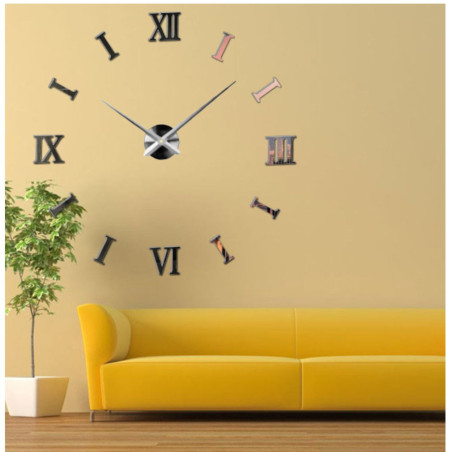 Eine kreative Wanduhr zum Selbstzusammenbau – Größe und Layout bestimmen Sie selbst.