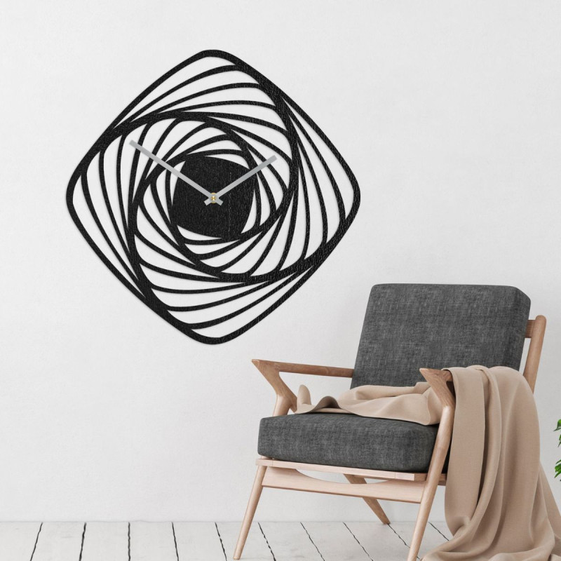 Holzzeit - große Wanduhr