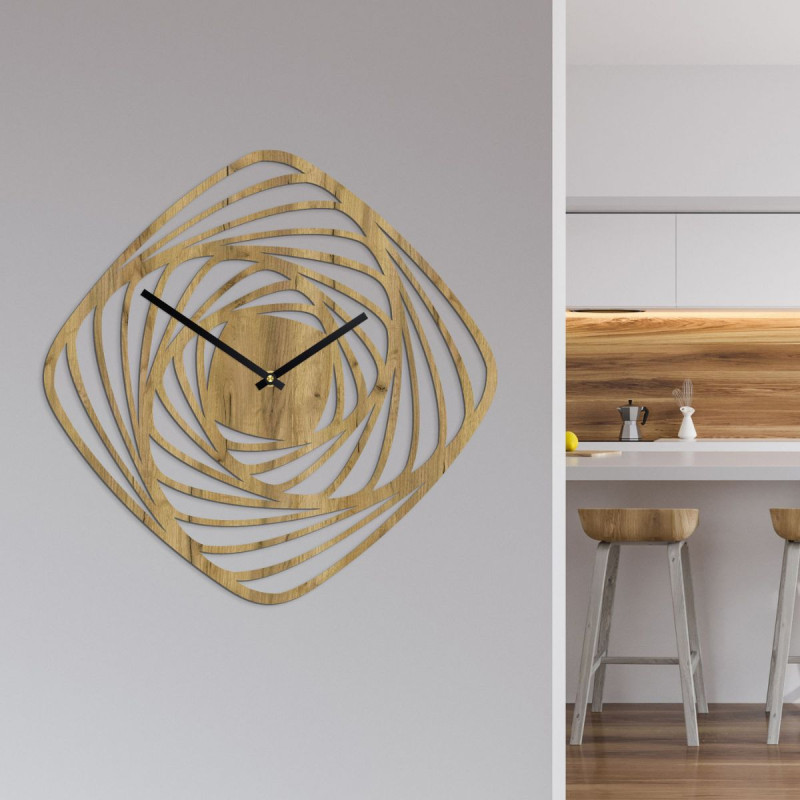 Holzwanduhr aus Sperrholz – natürliche Eleganz für Ihr Interieur