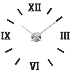 Wandsticker-Uhr fürs Wohnzimmer