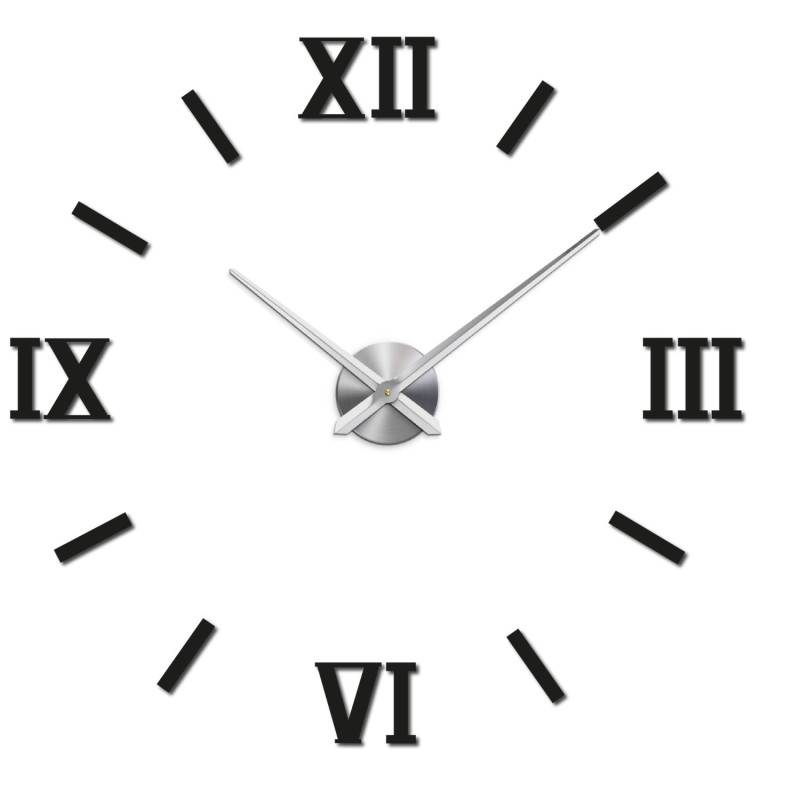 Wandtattoo Uhr für das Wohnzimmer