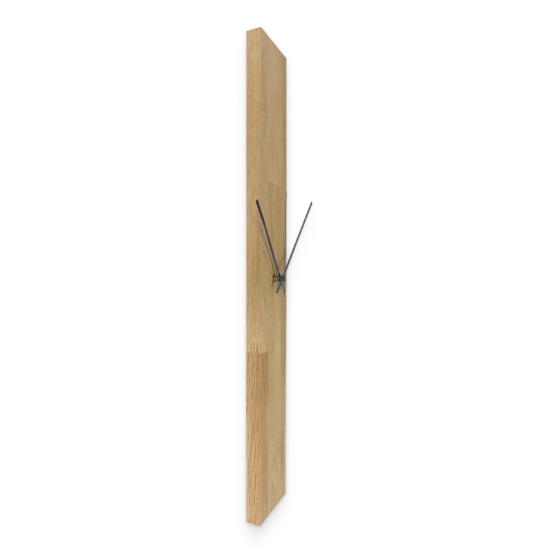 Wanduhr aus Massivholz – modernes minimalistisches Design