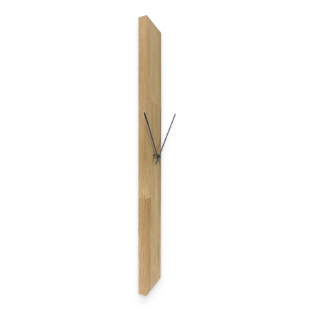 Wanduhr aus Massivholz – modernes minimalistisches Design