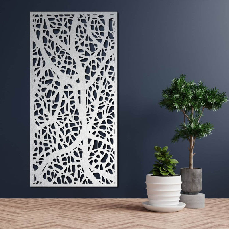 Geschnitztes Wandbild aus Holz, Naturmaterial, Dekoration für Wohnzimmer und Büro