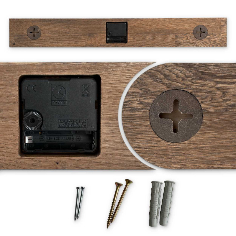 Zeitlose Wanduhr mit originellem Design – DRAKARYS