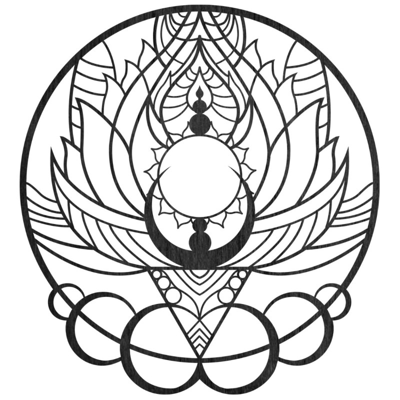 Geschnitztes Wandgemälde der Sonnenblume