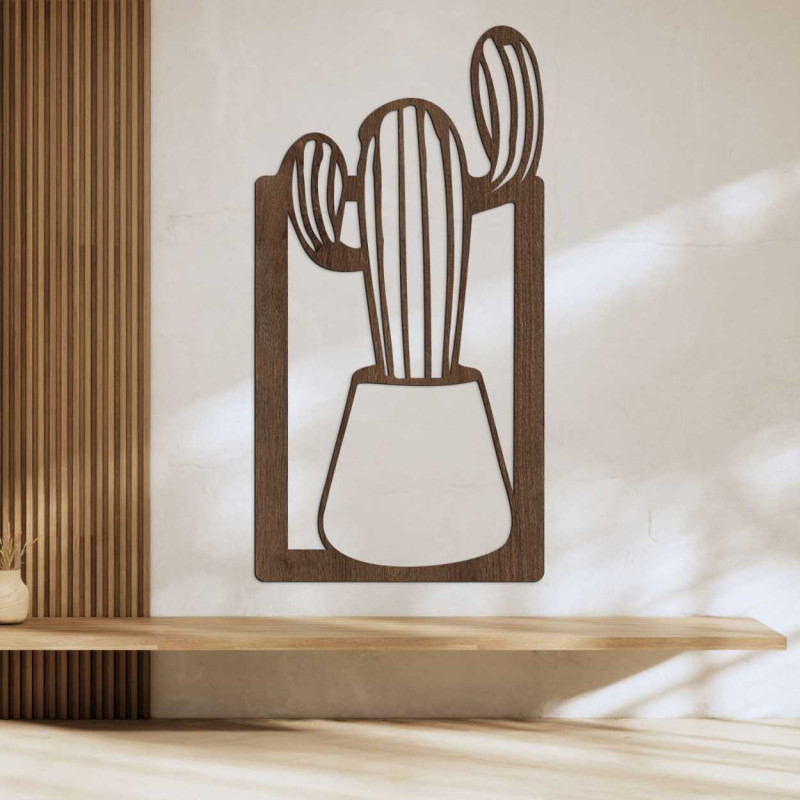 Minimalistisches Holzbild für jedes Interieur,...