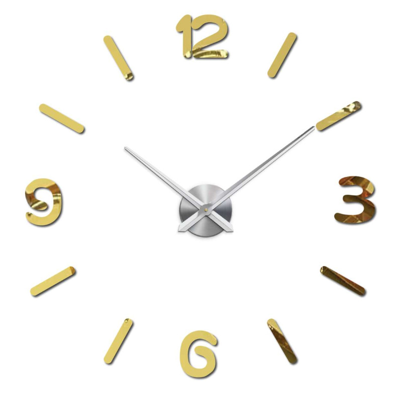 Stilvolle DIY-Wanduhr zum Individualisieren – bis zu 130 cm, aus hochwertigem Plexiglas, ideal für jeden Raum