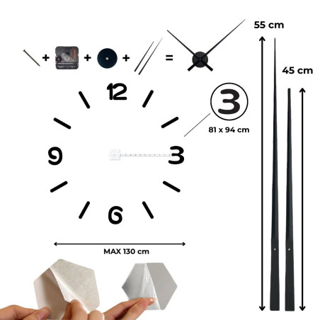 Klebe-Wanduhr | CJUMBO