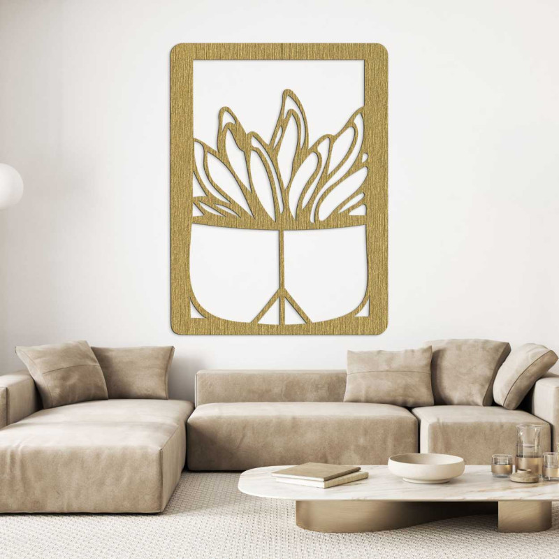 Geschnitzte Wandmalerei - KAKTUS TEDENS | SENTOP