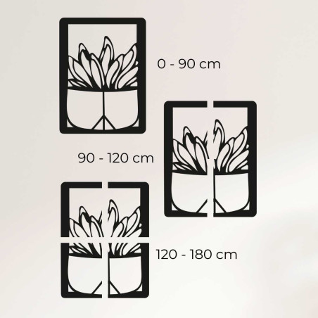 Geschnitzte Holzplatte mit Kaktusmotiv passend für die Küche