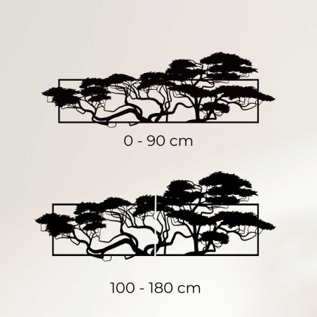 Wandbild mit Kiefernmotiv - TIRALIN