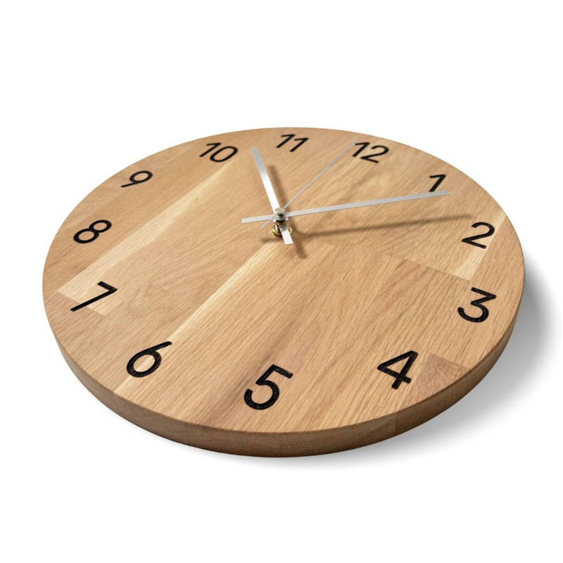 Küchenuhr aus Holz
