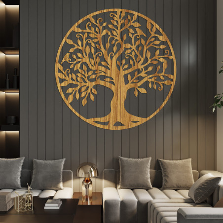 Lebensbäume aus Holz sind mehr als nur eine schöne Wanddekoration – sie symbolisieren Harmonie, Stabilität und die Stärke famili