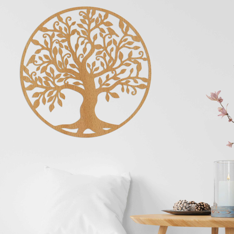 Lebensbäume aus Holz sind mehr als nur eine schöne Wanddekoration – sie symbolisieren Harmonie, Stabilität und die Stärke famili