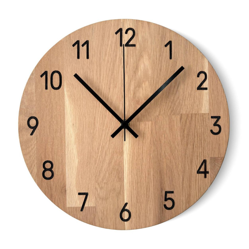 Wanduhr aus Holz