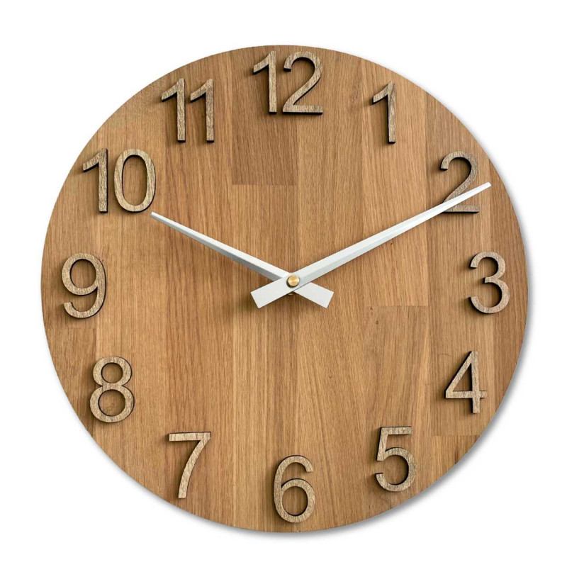 Wanduhr mit gut lesbarem Zifferblatt