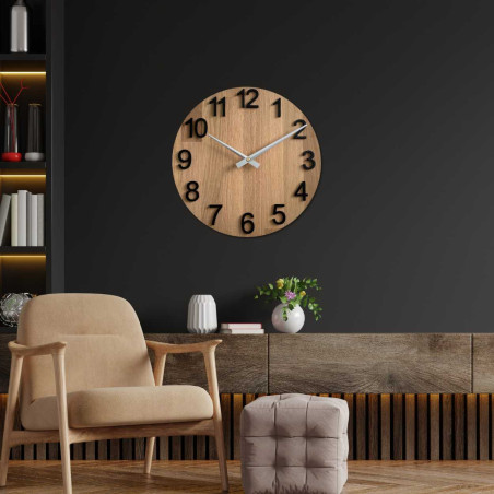 Stilvolle Wanduhr passend für das Wohnzimmer oder Büro
