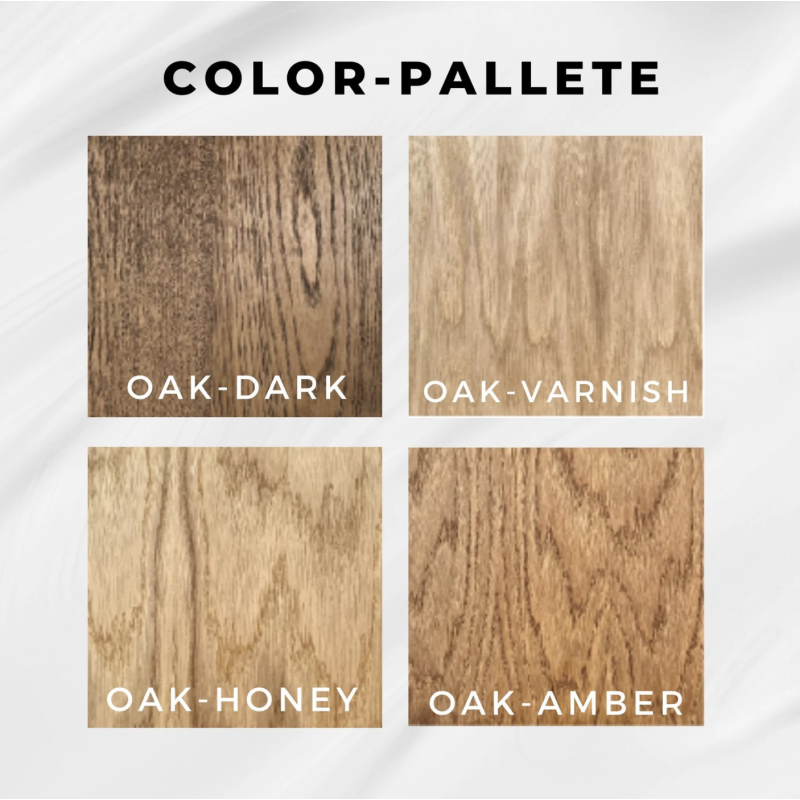 Moderne Wanduhr aus Naturholz